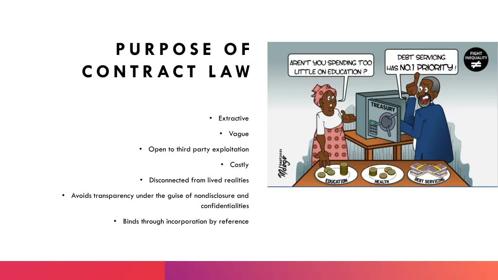 purpose of contract law