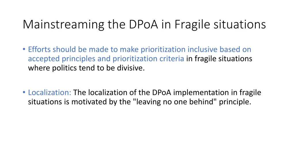 mainstreaming the dpoa in fragile situations 2