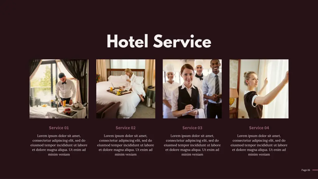 hotel service