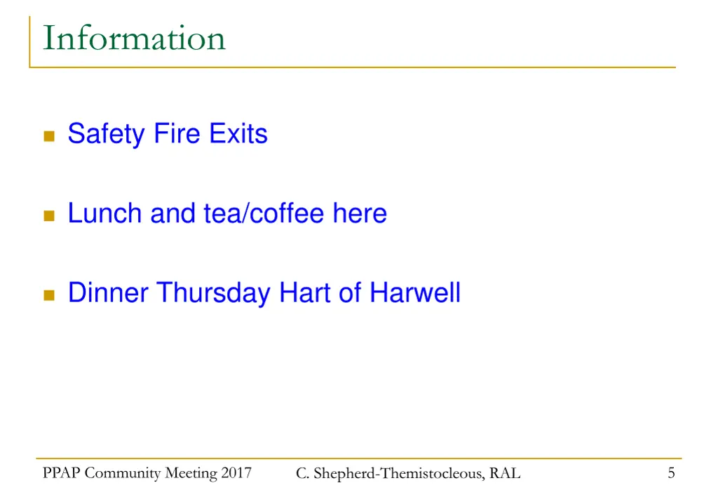information