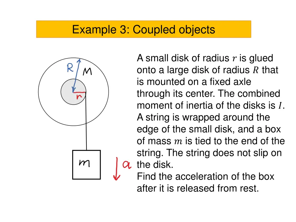 example 3 coupled objects