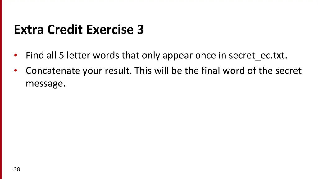 extra credit exercise 3