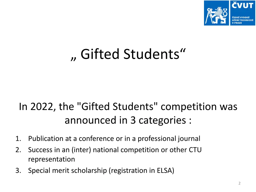 gifted students