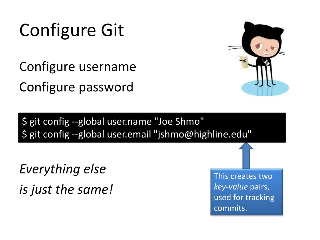 configure git