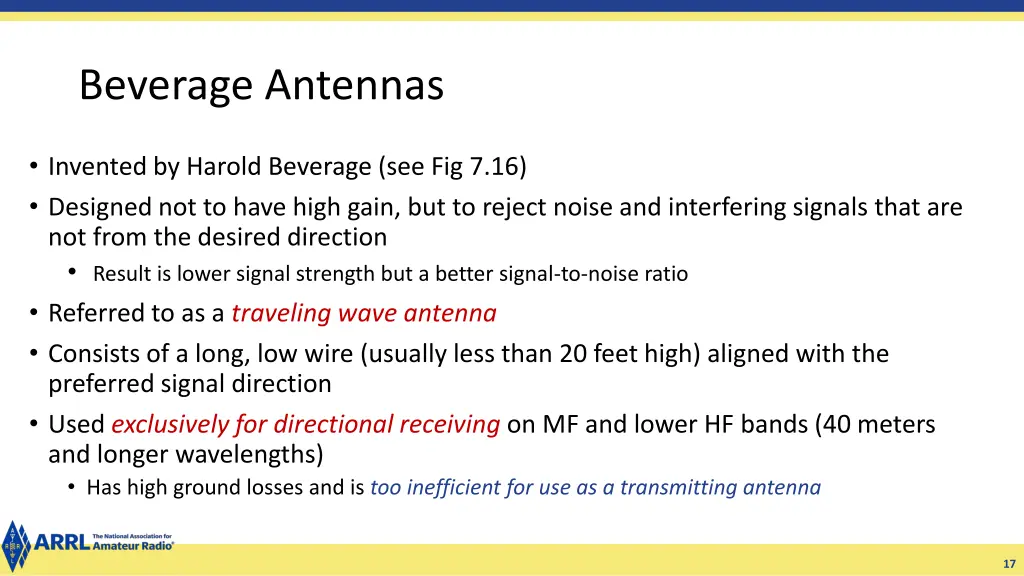 beverage antennas