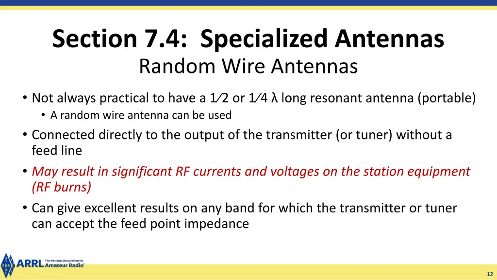 section 7 4 specialized antennas random wire