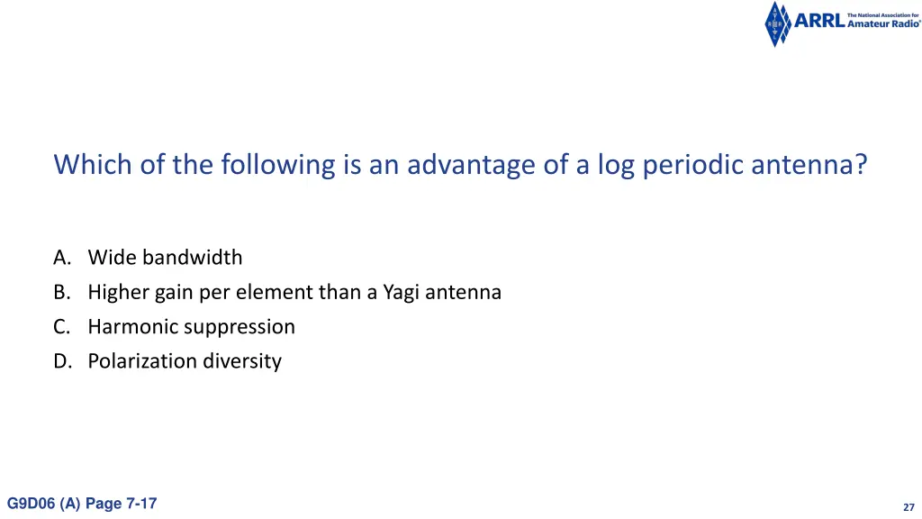which of the following is an advantage