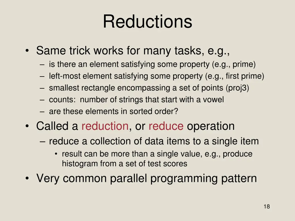 reductions