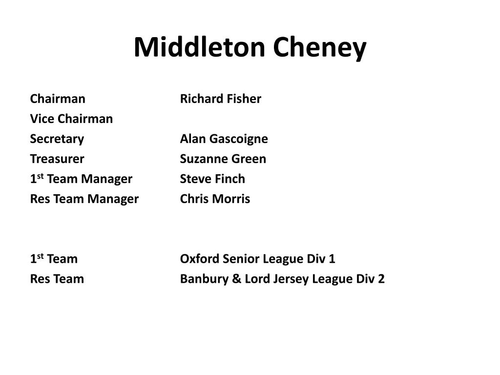 middleton cheney 1