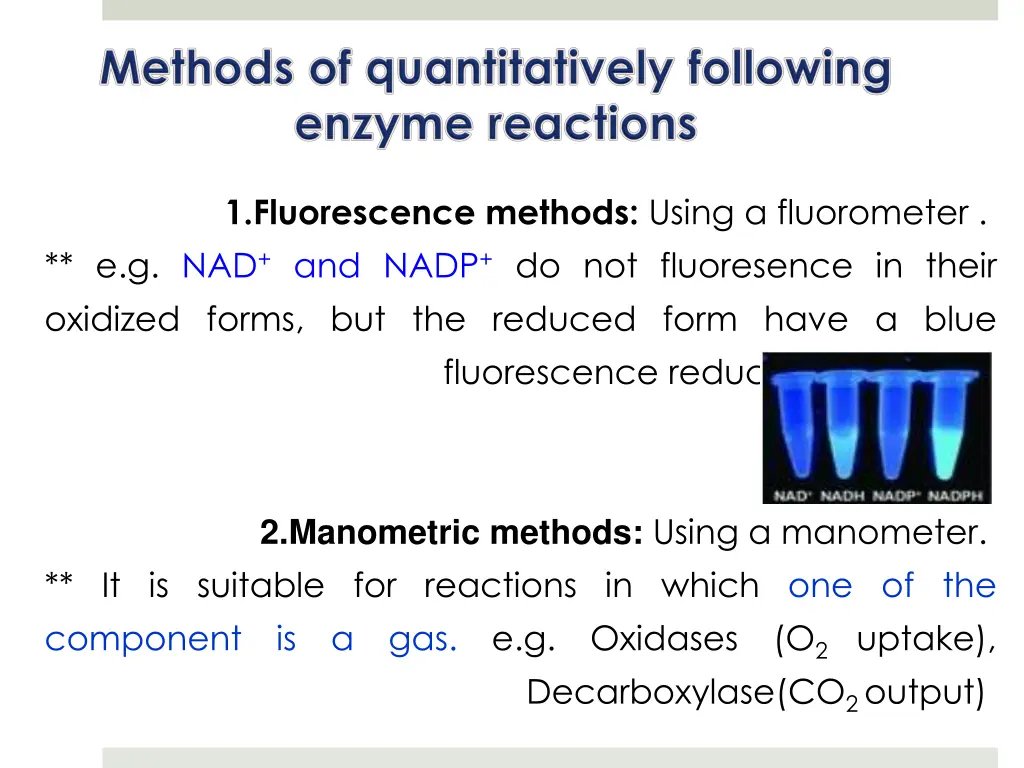 1 fluorescence methods using a fluorometer