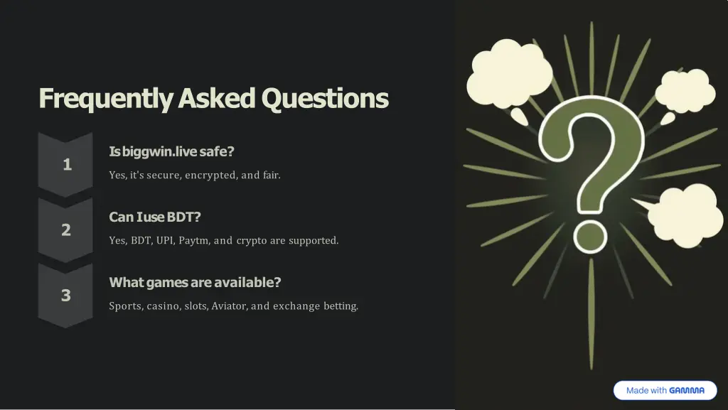 frequently asked questions