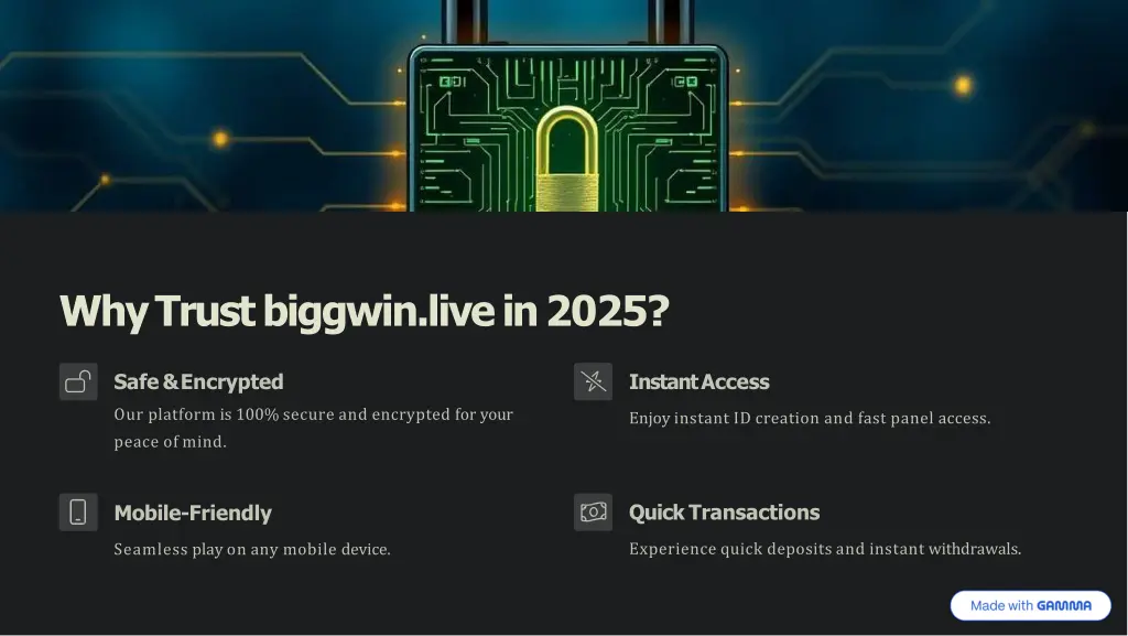 why trust biggwin live in 2025