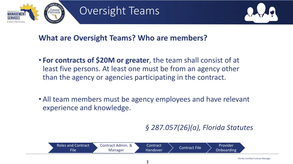 oversight teams 1
