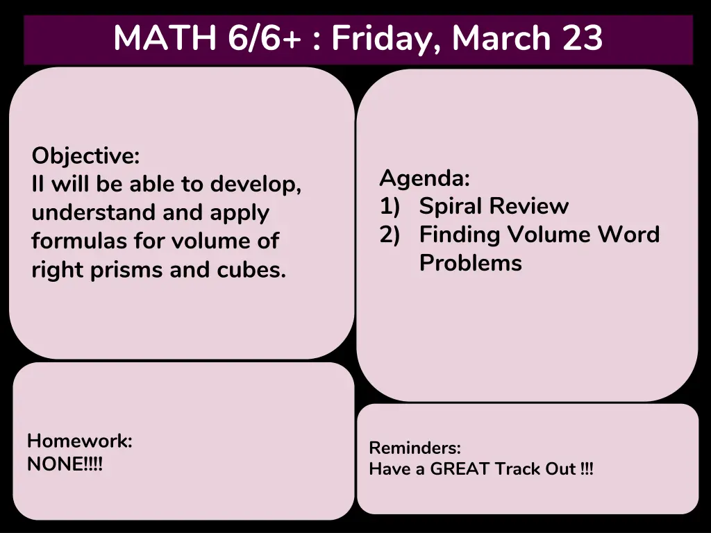 math 6 6 friday march 23