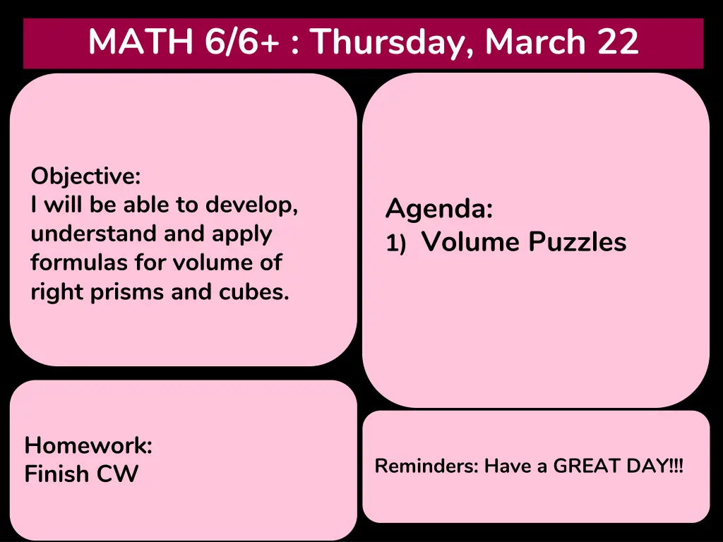 math 6 6 thursday march 22