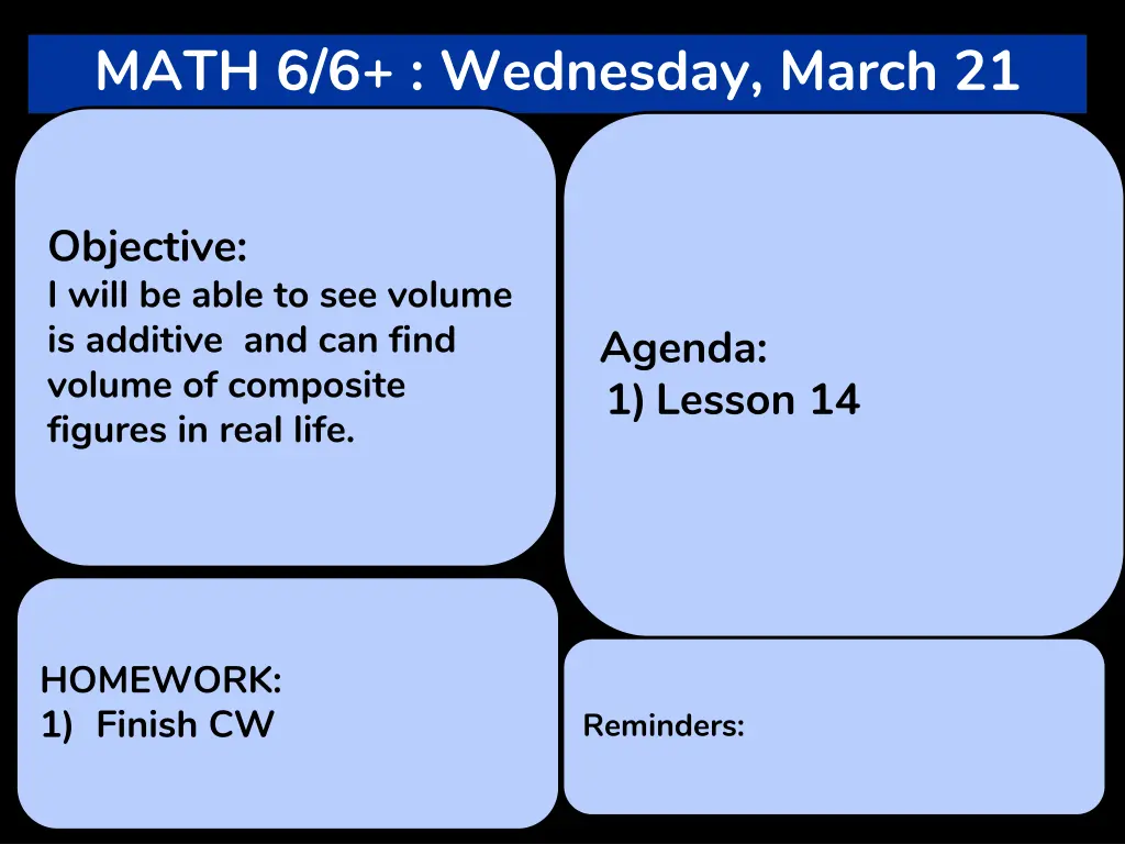 math 6 6 wednesday march 21