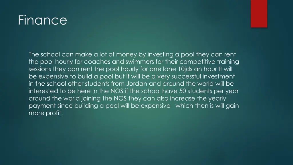 finance