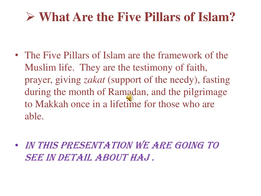 what are the five pillars of islam