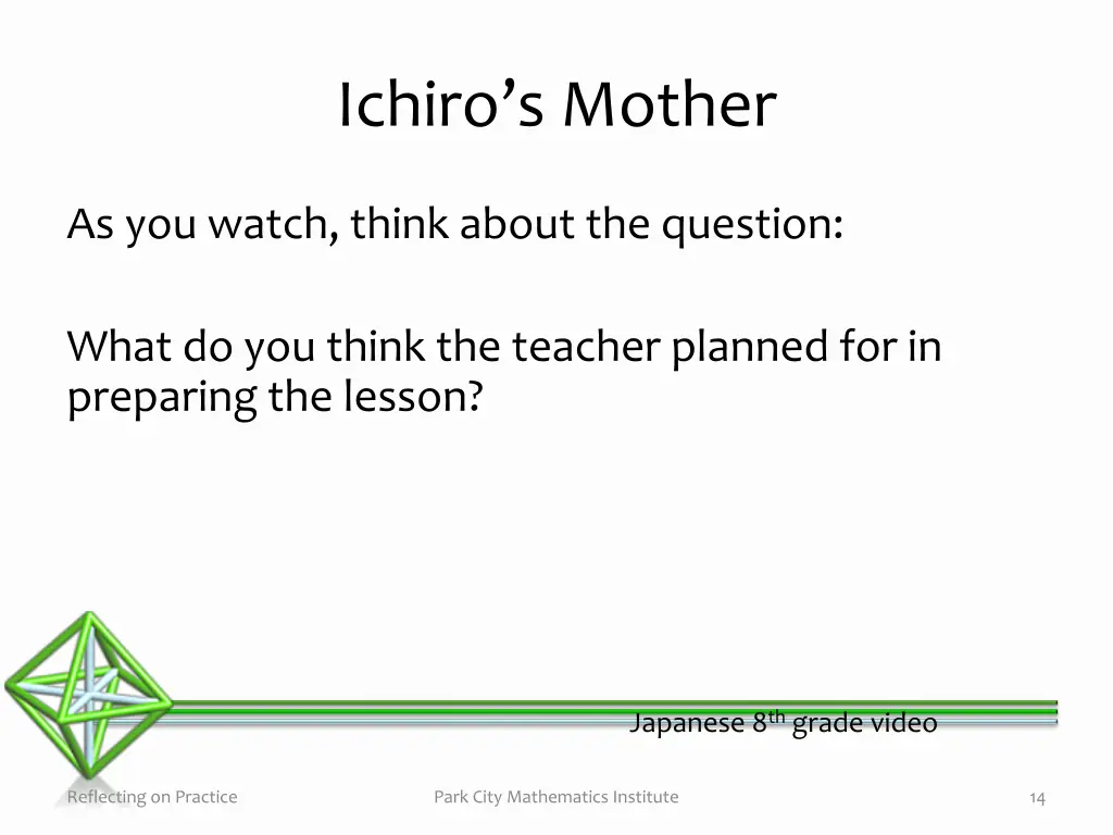 ichiro s mother 1
