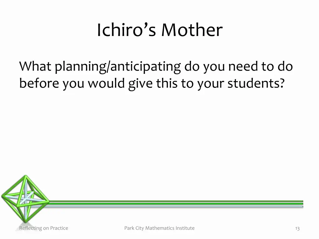 ichiro s mother