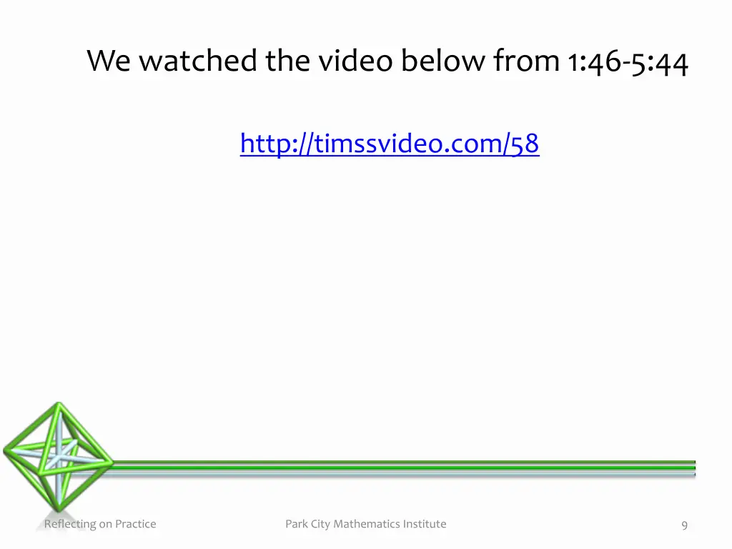 we watched the video below from 1 46 5 44