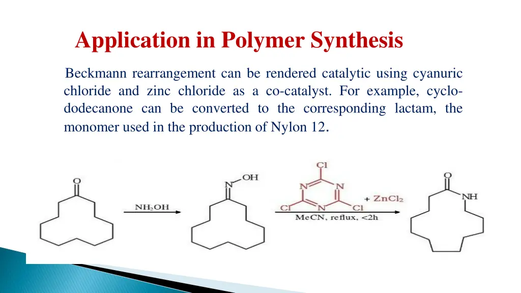 application in polymer synthesis