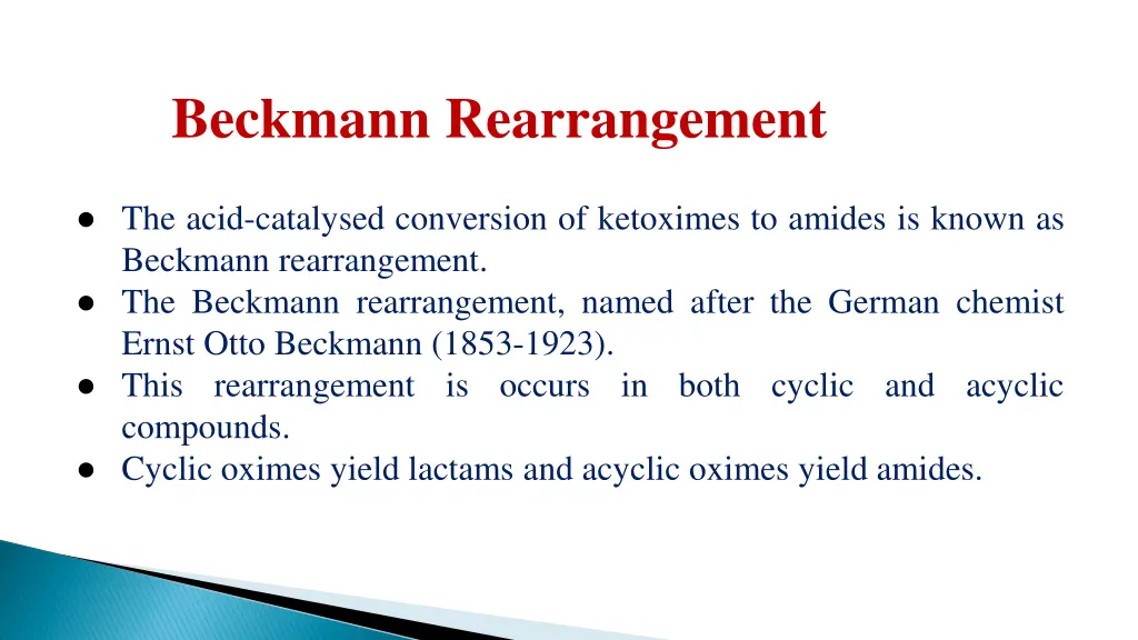 beckmann rearrangement 1