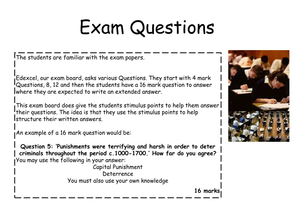 exam questions