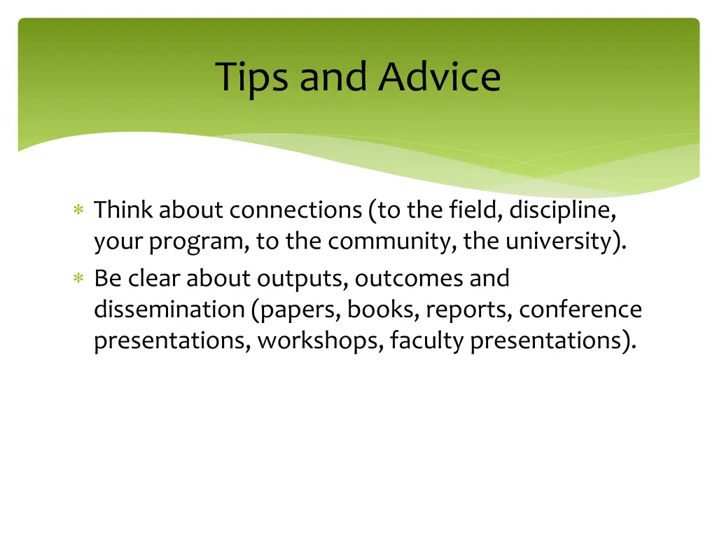 tips and advice 1