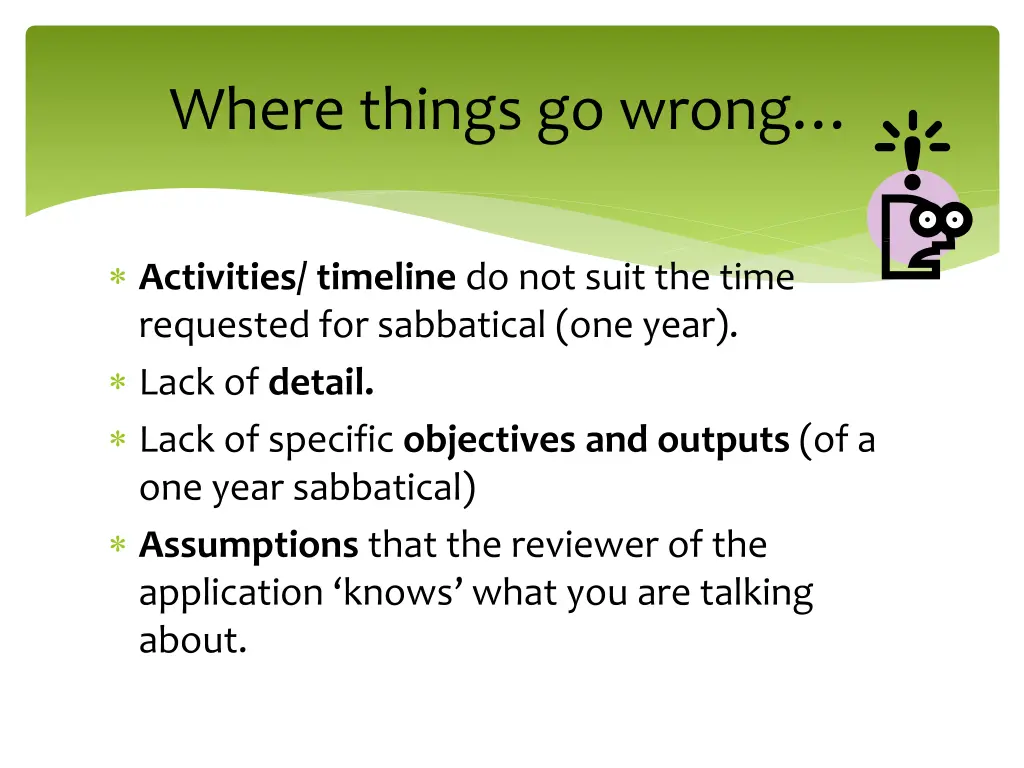 where things go wrong 1