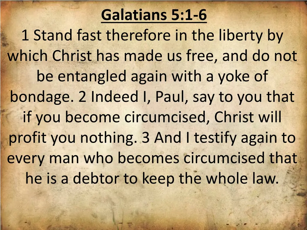 galatians 5 1 6