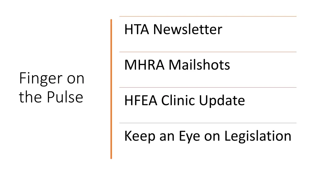 hta newsletter