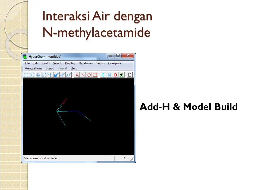 interaksi air dengan n methylacetamide