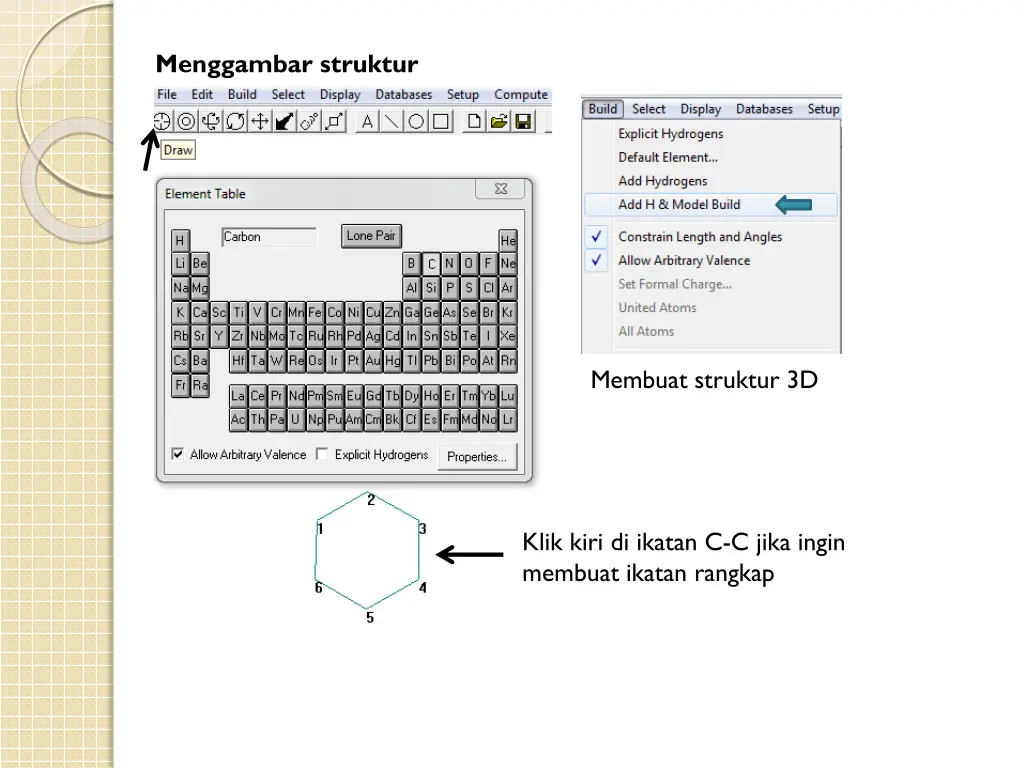 menggambar struktur