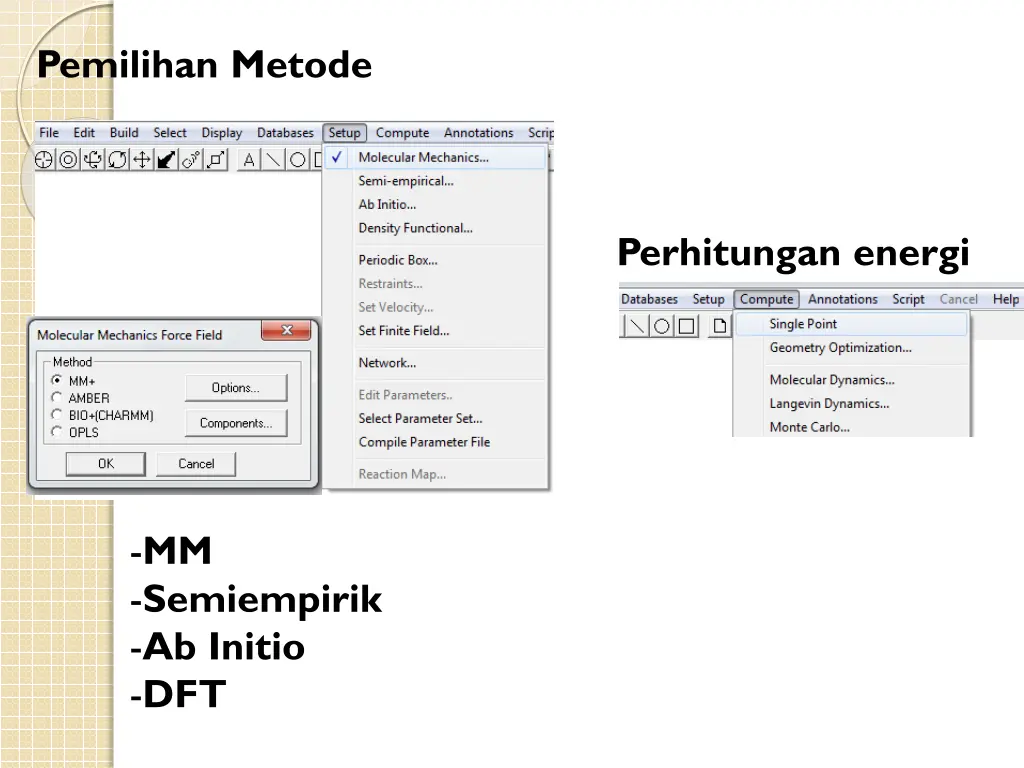 pemilihan metode