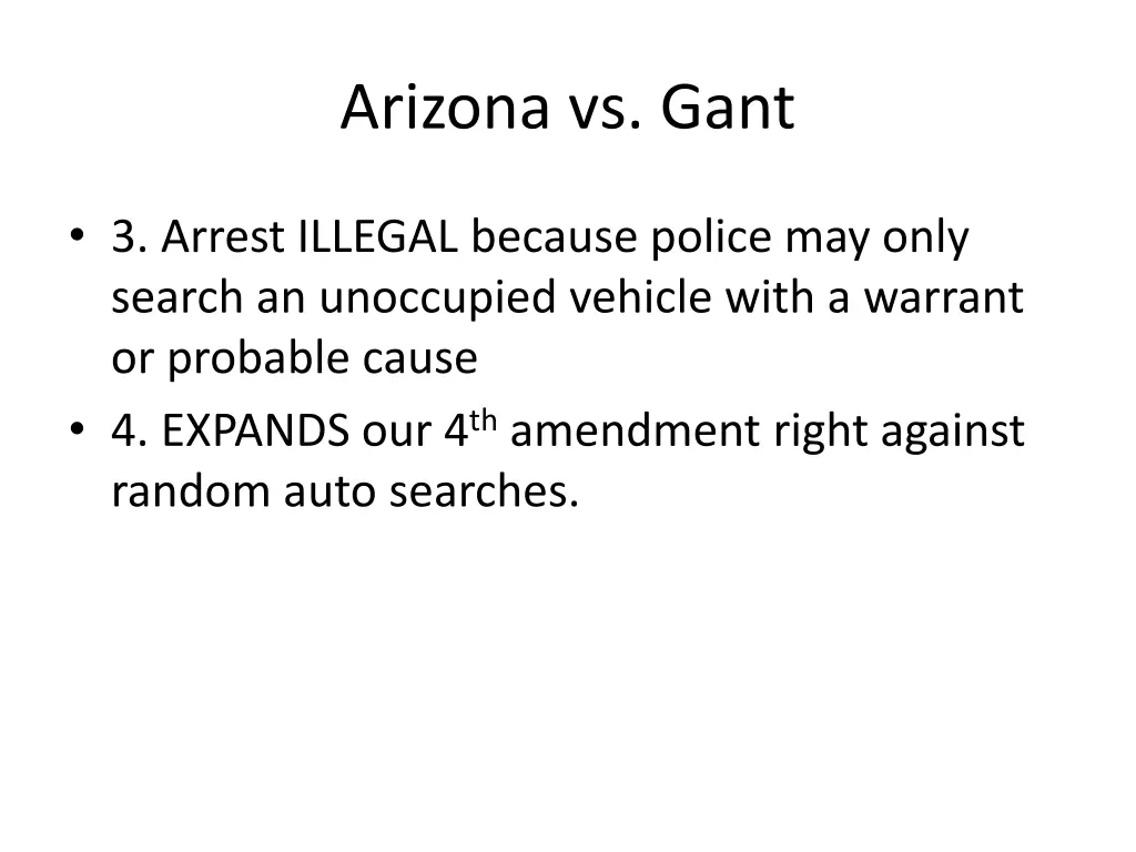 arizona vs gant