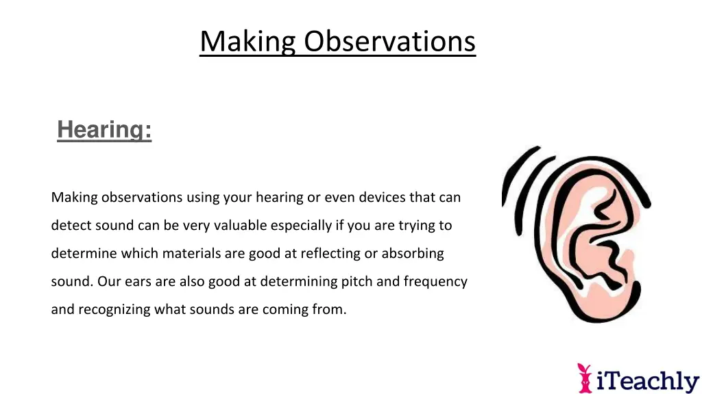 making observations 5