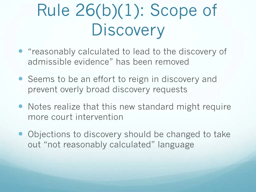 rule 26 b 1 scope of discovery 1