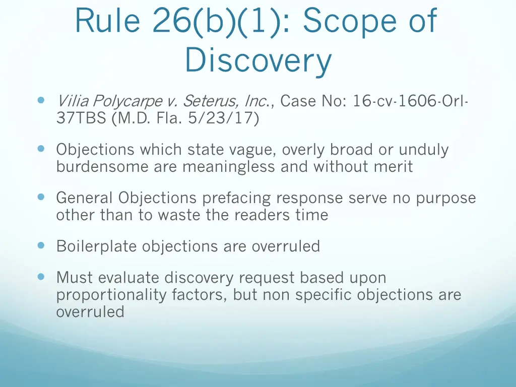 rule 26 b 1 scope of discovery 3