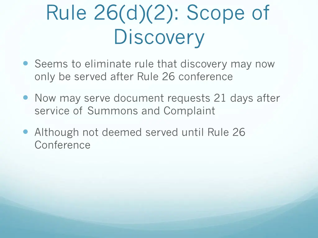 rule 26 d 2 scope of discovery 1