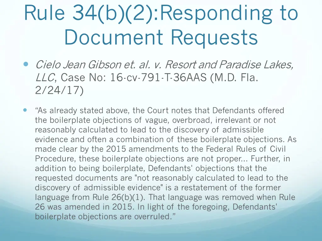 rule 34 b 2 responding to document requests 2
