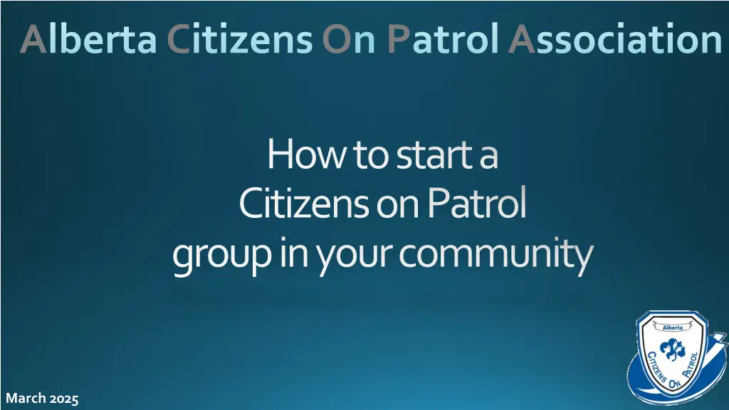 alberta citizens on patrol association