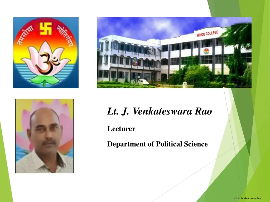 lt j venkateswara rao