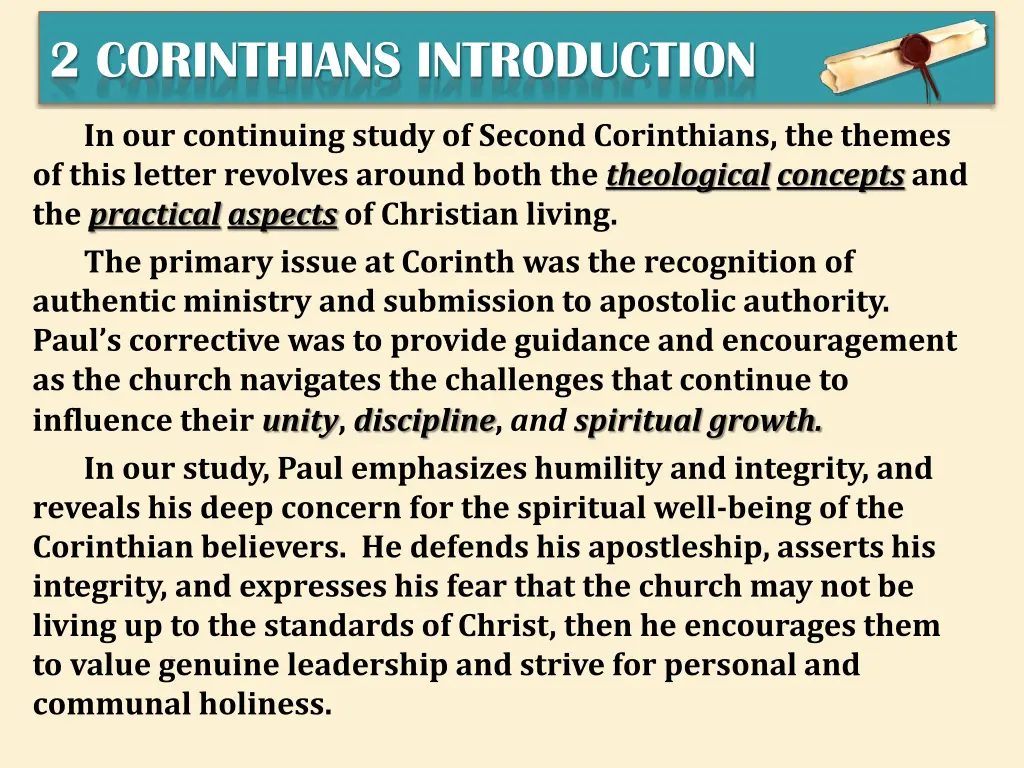 2 corinthians introduction