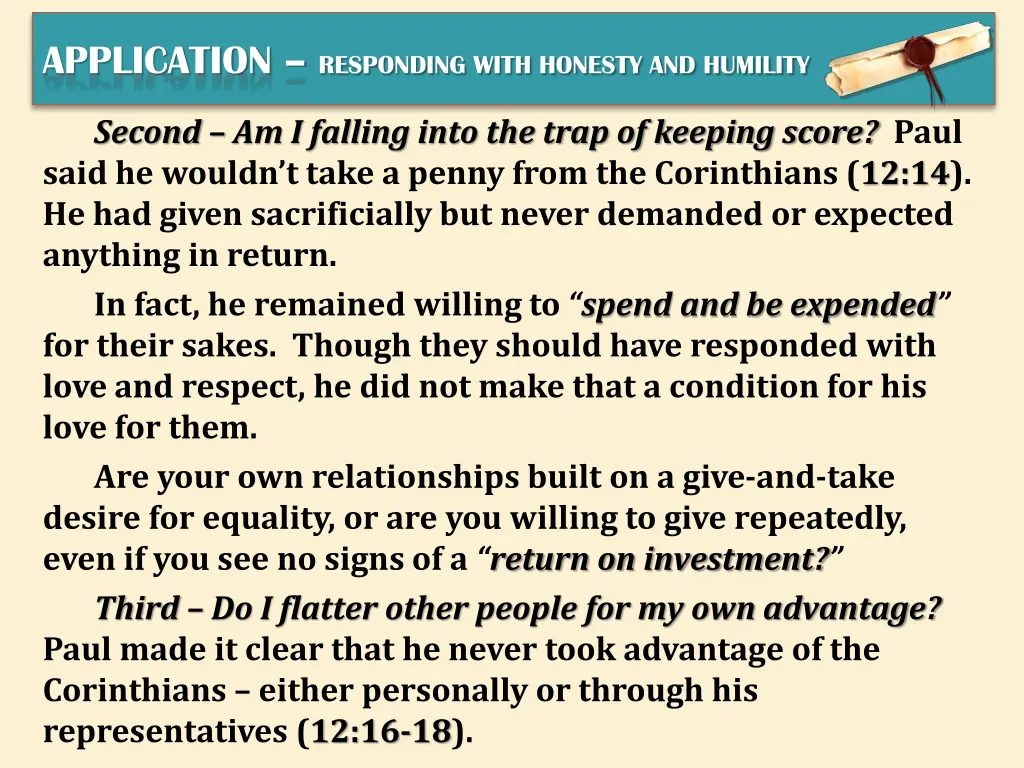 application responding with honesty and humility 2