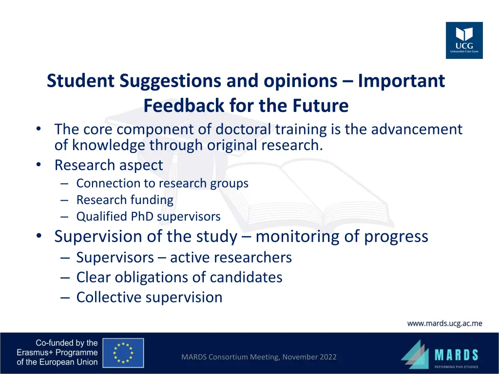 student suggestions and opinions important