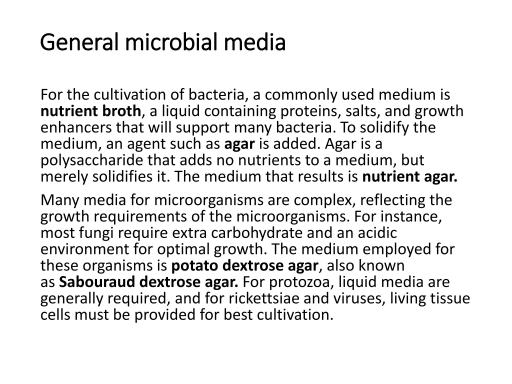 general microbial media general microbial media