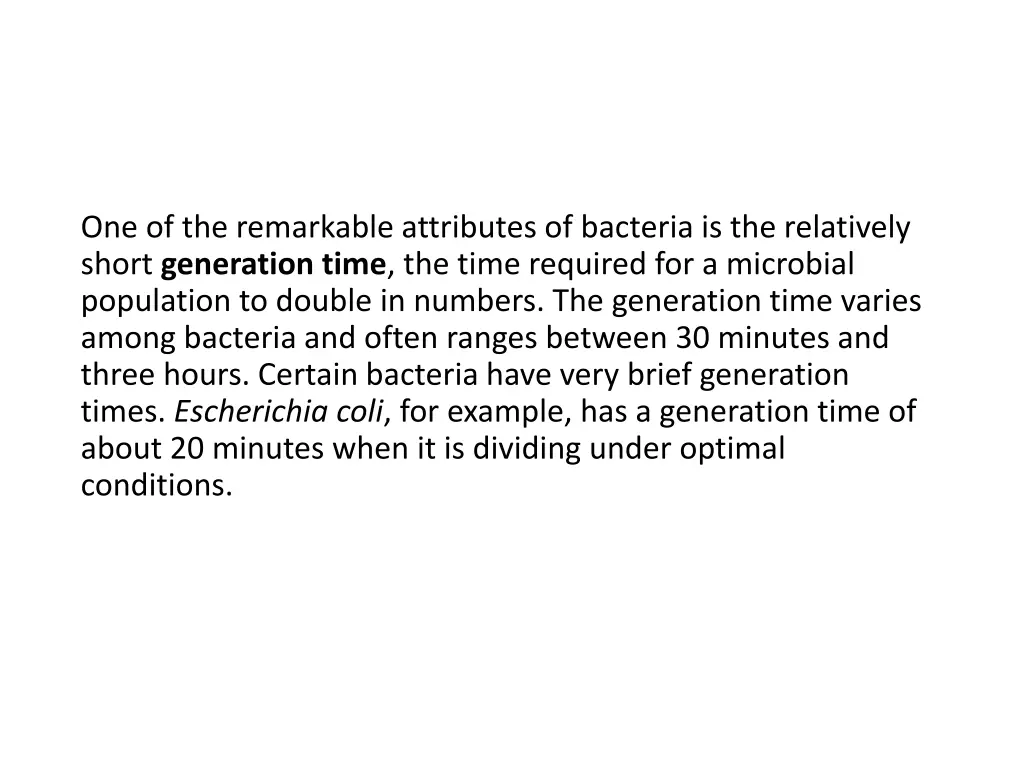 one of the remarkable attributes of bacteria