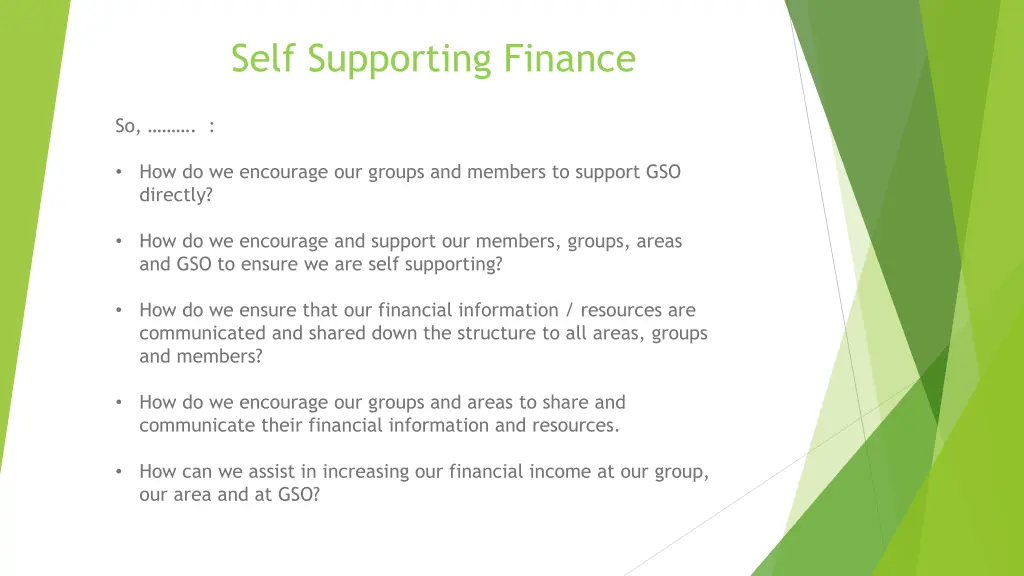 self supporting finance 4