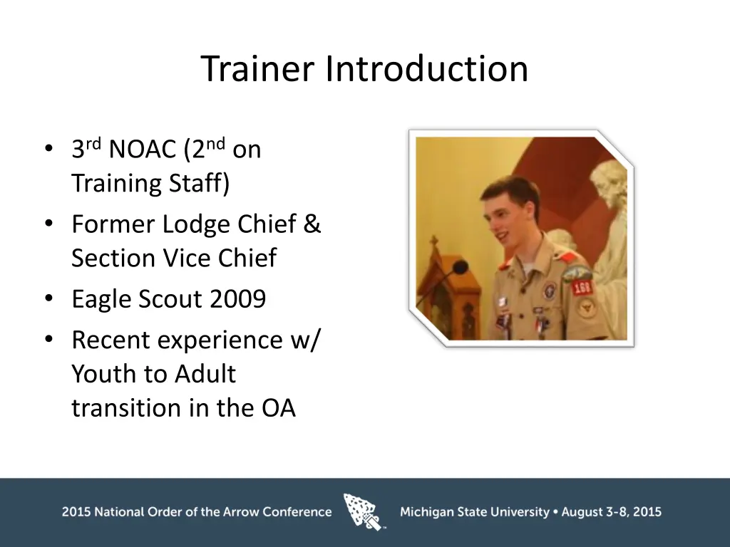 trainer introduction